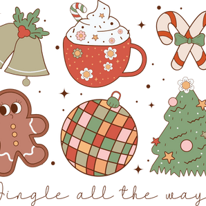 Jingle All the Way Christmas Design | Iris DTF