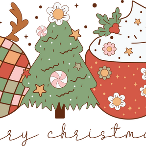 Merry Christmas DTF Design - Ready to Press V19 | Iris DTF