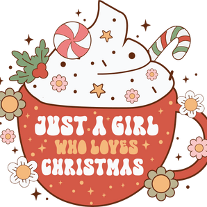 Who Loves Christmas Design - DTF Ready To Press