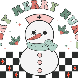 Very Merry Nurse Christmas Design | Iris DTF