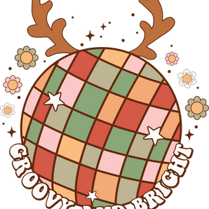 Groovy and Bright Christmas Design | Iris DTF