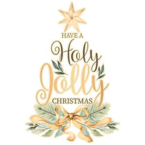 Holly Jolly Christmas Design DTF-Ready (V1) | Iris DTF