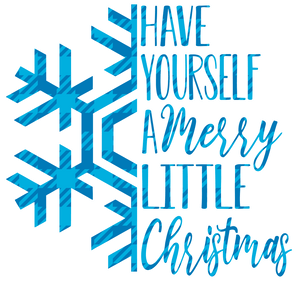 Christmas Snowflake Design - DTF Ready To Press