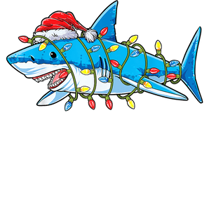 Christmas Shark Design - DTF Ready To Press