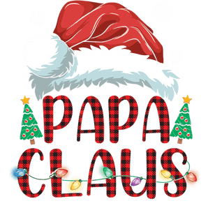 Papa Claus Christmas Design - DTF Ready To Press