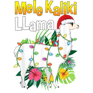 Christmas Llama Design DTF-Ready to Press (V1) | Iris DTF