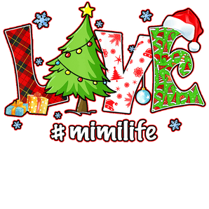 Christmas Love Design - DTF Ready To Press