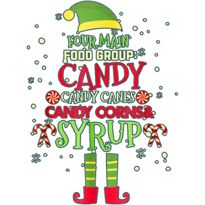 Christmas Candy Design - DTF Ready To Press