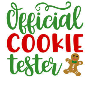 Official Cookie Tester Christmas Design | Iris DTF