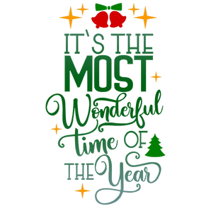 Most Wonderful Christmas Design - DTF Ready To Press