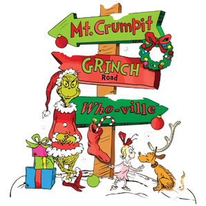 Grinch Road Christmas Design - DTF Ready To Press