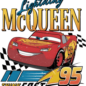 Lightning McQueen Design - DTF Ready To Press