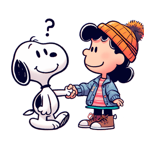 Snoopy and Lucy Van Pelt Cartoon Design V1 | Iris DTF
