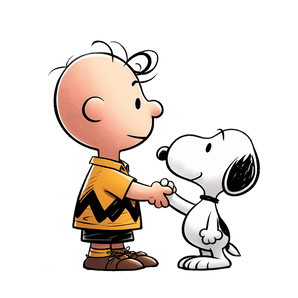 The Peanuts Snoopy True Friend Cartoon Design | Iris DTF