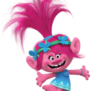 Trolls Princess Poppy Cartoon Design - DTF Ready To Press