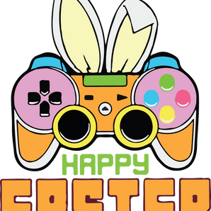 Happy Easter Game Day Design - DTF Ready To Press