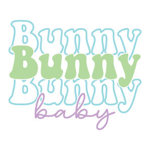 Bunny Baby Easter Party Design - DTF Ready To Press