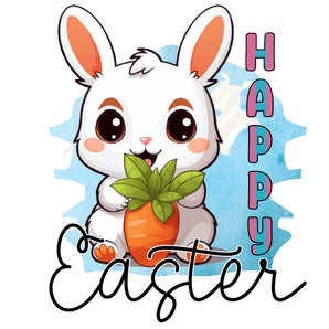 Cute Bunny Happy Easter Party Design | Iris DTF