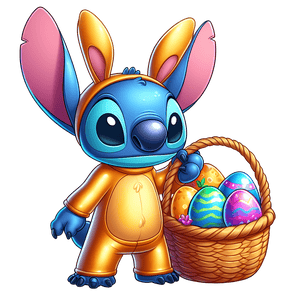 Bunny Stitch Easter Vibes Design - DTF Ready To Press