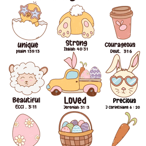 Christian Easter Day Design - DTF Ready To Press