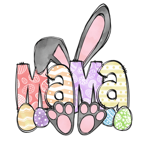 Easter Mama Bunny Design - DTF Ready To Press