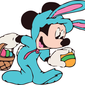 Disney Mickey Mouse Egg Hunting Easter Design | Iris DTF