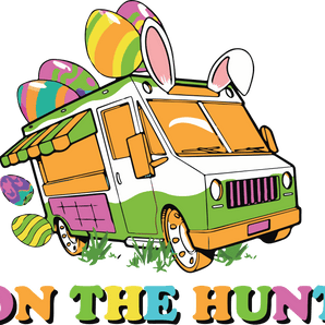 On The Hunt Easter Design - DTF Ready To Press