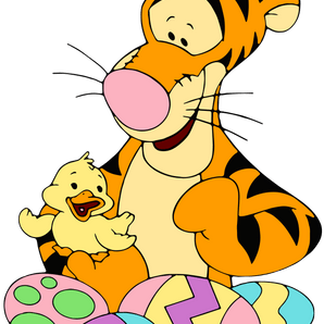 Winnie the Pooh Tigger Easter Design | Iris DTF