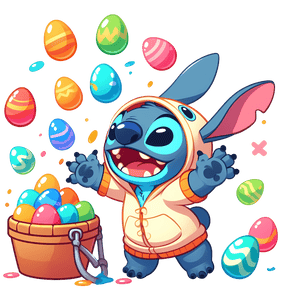 Happy Easter Bunny Egg Hunt Design | Iris DTF