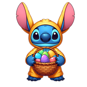 Baby Stitch Easter Design - DTF Ready To Press