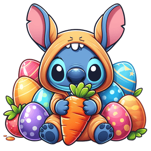 Easter Cute Bunny Design DTF-Ready Press (V1) | Iris DTF