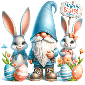 Cute Family Easter Design - DTF Ready To Press