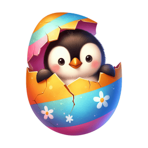 Cute Easter Egg Design - DTF Ready To Press