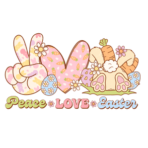 Peace Love Easter DTF Design Ready to Press V1 | Iris DTF