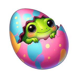 Funny Easter Egg Design - DTF Ready To Press