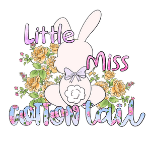 Little Miss Cotton Tail Easter Design | Iris DTF