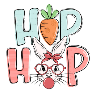 Hip Hop Rabbit Easter Design - DTF Ready To Press