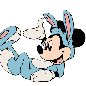 Disney Mickey Mouse Easter Bunny Design | Iris DTF