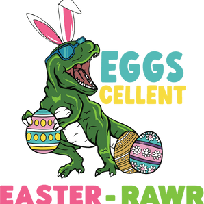 Eggcellent Easter Rawr Dino Design | Iris DTF
