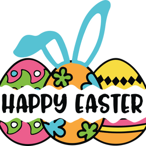 Happy Easter Bunny Design DTF-Ready Press (V2) | Iris DTF