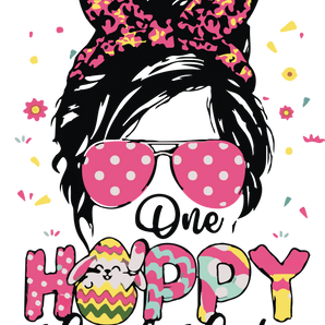 One Happy Lunch Lady Easter Mama Design | Iris DTF