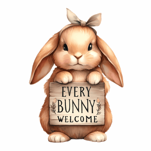 Copy of Cute Rabbit Happy Easter Party Design | Iris DTF