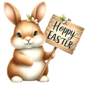 Happy Easter Bunny Party Ready to Press (V2) | Iris DTF