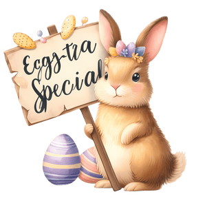 Eggstra Special Easter Cute Bunny Design | Iris DTF