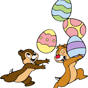 Easter Squirrel Egg Hunting Design - DTF Ready To Press