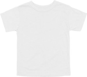 Bella + Canvas 3001T Toddler Jersey Short Sleeve T-Shirt – White