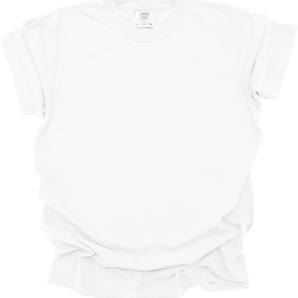 Comfort Colors 1717CL – White Size S - Front View