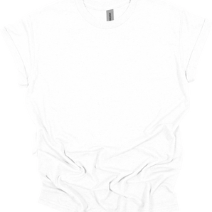 Gildan 5000 – White Size S - Front View