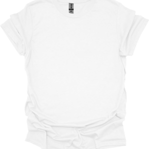 Gildan 64000 – White Size S - Front View
