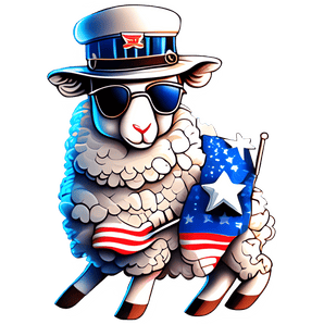 4th Of July Animal Design - DTF Ready To Press